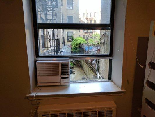 Window AC install