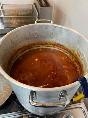 menudo in pot