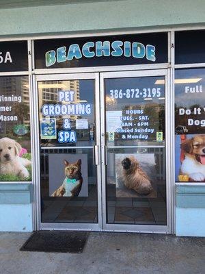 Front of Beachside Pet Spa