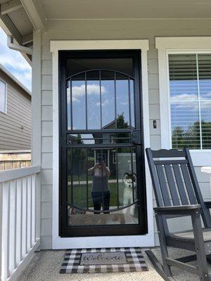 Screen door installation