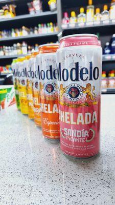 Modelo Michelada's all flavors available!