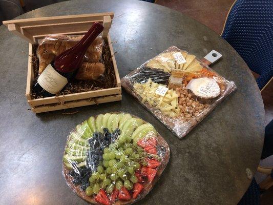 Celebrating an anniversary or birthday?  Let us design and deliver cheese boards, fruit trays & pretty little spreads to help you celebrate.