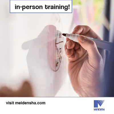 We offer in-person training - for more information about Meiden America Inc., visit www.meidenamerica.com 24/7.