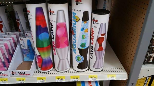 Found a bevy of lava lamps to pick from.