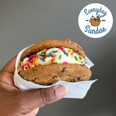 Chocolate Chunk Ice Cream Sandwich