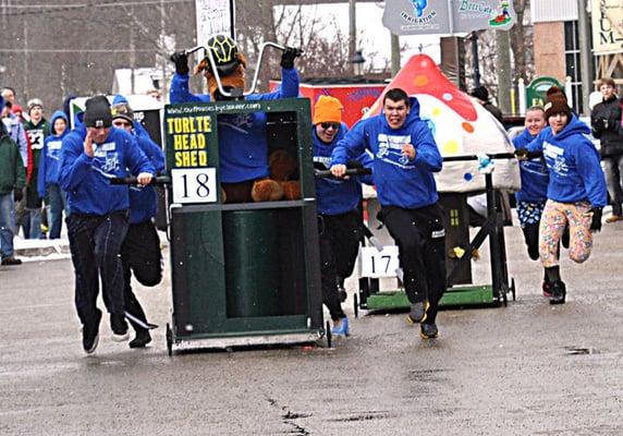 Photo by Jeff Cunningham 2012 Outhouse 500 Main Street Coopersville last Saturday in February