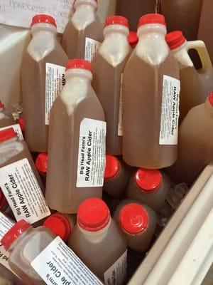 Yum! Raw Apple cider from Big Head Farm!