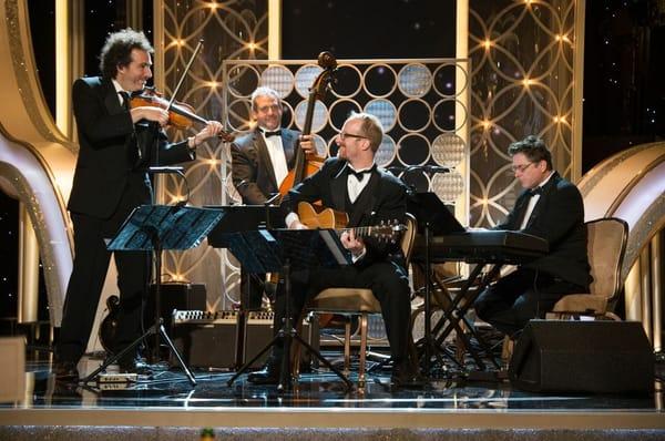 Over very own Black Canary Strings performing at the 2014 Golden Globes