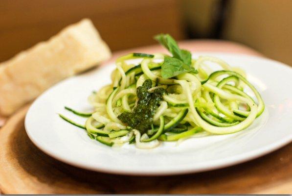 Any of our Famous Pasta dishes can be made with zucchini noodles just ask when ordering! #zoodles