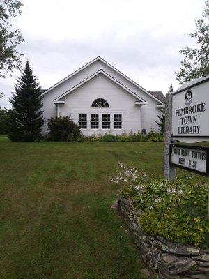 Front view of Library.