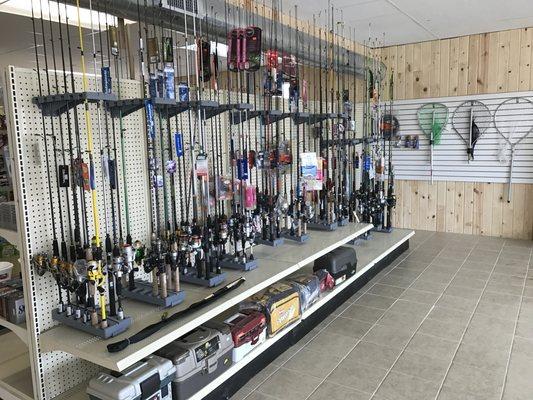 Fishing and outdoor sports supplies