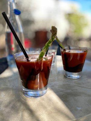 Bloody Mary on the cozy patio