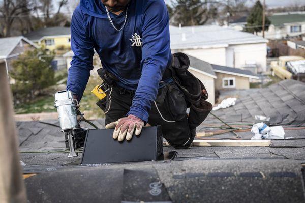 New vents are included on every re-roof