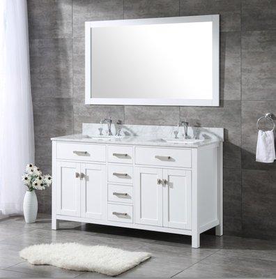 60" vanity set