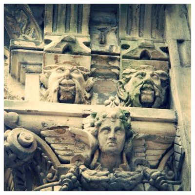 Gargoyles and Grotesques at the Mackie Building, 225 East Michigan.