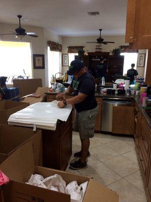 We are a full Service moving company . We also offer packing services !