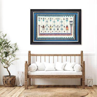 Custom Framed Navajo Rug