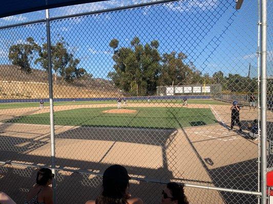 Beautiful Murphy Ranch field during practice