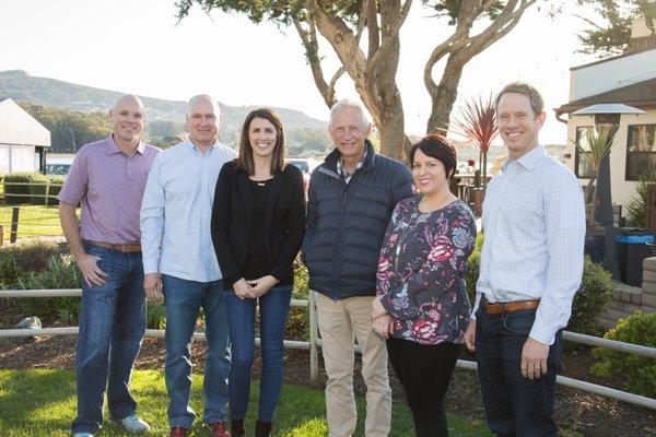 Coppola Cheney Team visiting the founder of Lee & Associates, Bill Lee, at his farm in Los Osos, CA.