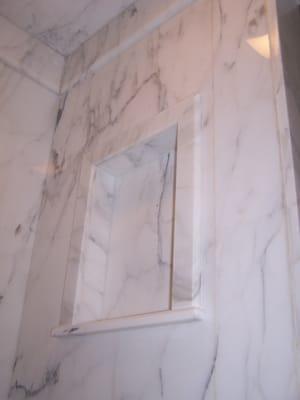 Shower walls detail - Stone solutions