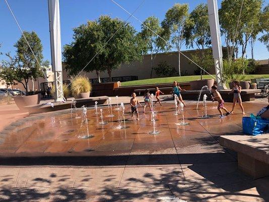 A Beautiful Day Under The Gilbert Water Tower