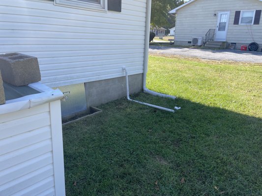 Installation of sump pump and pit