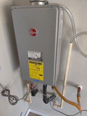 Tankless Water Heaters never run out of Hot Water