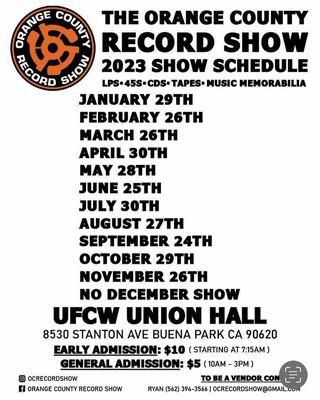 2023 Show Calendar