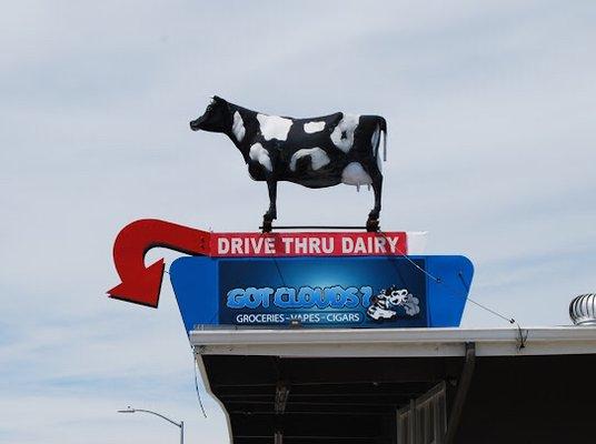 The Historic Cow overlooking Springs Road