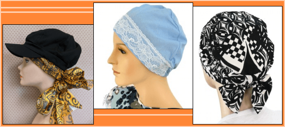 Hats, sleep caps, scarves and more head coverings