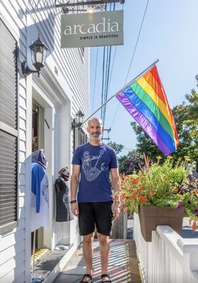 Rude , bad person , awful human being in Provincetown, he shouldn't be in this town or in that store .