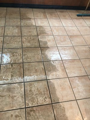 Tile and Grout floor