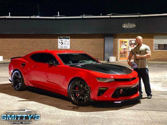 Justin can't stop RAVING about his new Ceramic Coated Camaro by us! Thank you Justin, for choosing us for your coating needs!