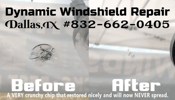 A more damaging chip that usual still get's restored nicely and with a lifetime warranty!