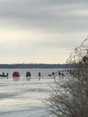 Ice fisherman