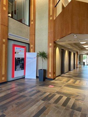 Lobby of Merrill Lynch/ BofA offices