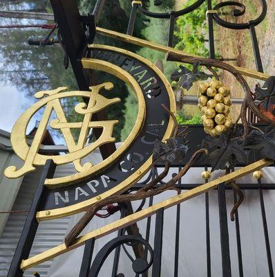 Gold Leaf Gate accents