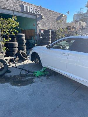 Tire replacement