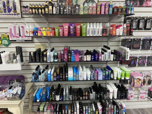 lotions, potions, and of course lubricants!