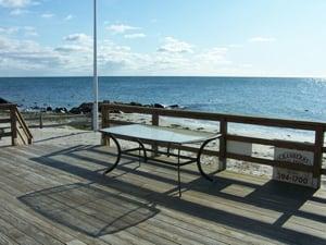 Deck View from Oceanfront Rental