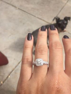 My beautiful Vera Wang engagement ring