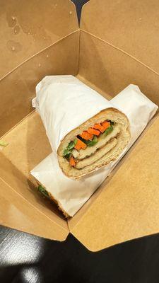 Vegetarian - Bahn Mi / Grilled Tofu. Really good flavor. French roll was good. Would recommend