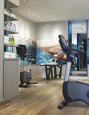 Fitness Center at the Trump Hollywood luxury oceanfront condominiums in Hollywood Beach, Florida.