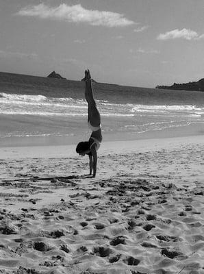 I practice Pilates because being upside down brings me pure joy.