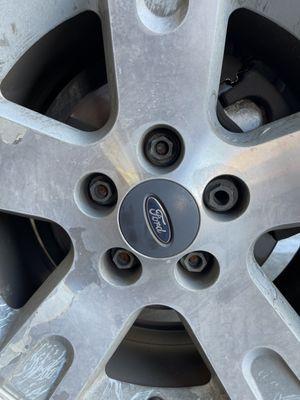 All but 1 Lug nut are in correctly