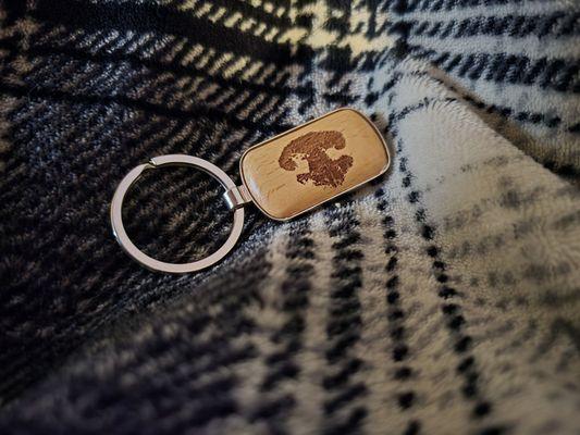 Noseprint keychain.