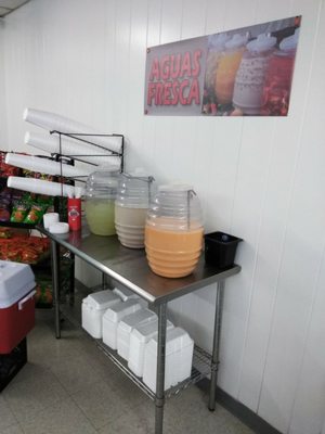 Limon (the best), horchata, melon (milk based)