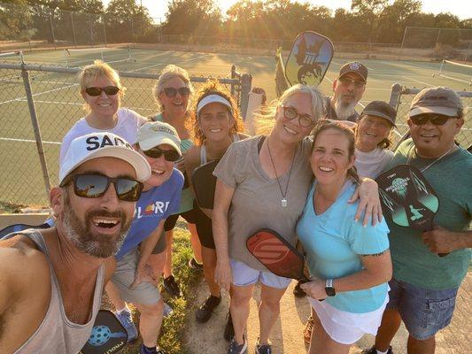 Soooo much fun during pickleball open play!