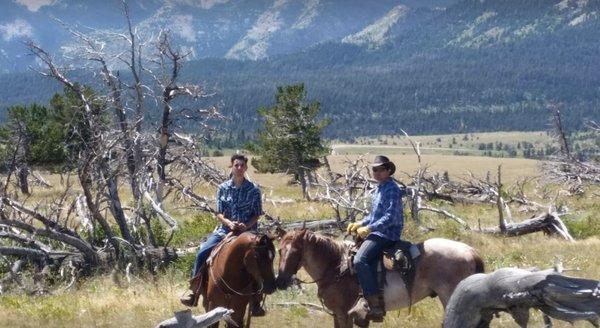 Equine therapy for men in Wyoming