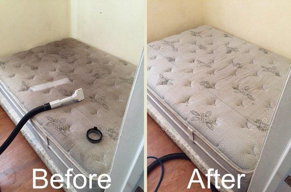 Mattress steam cleaning